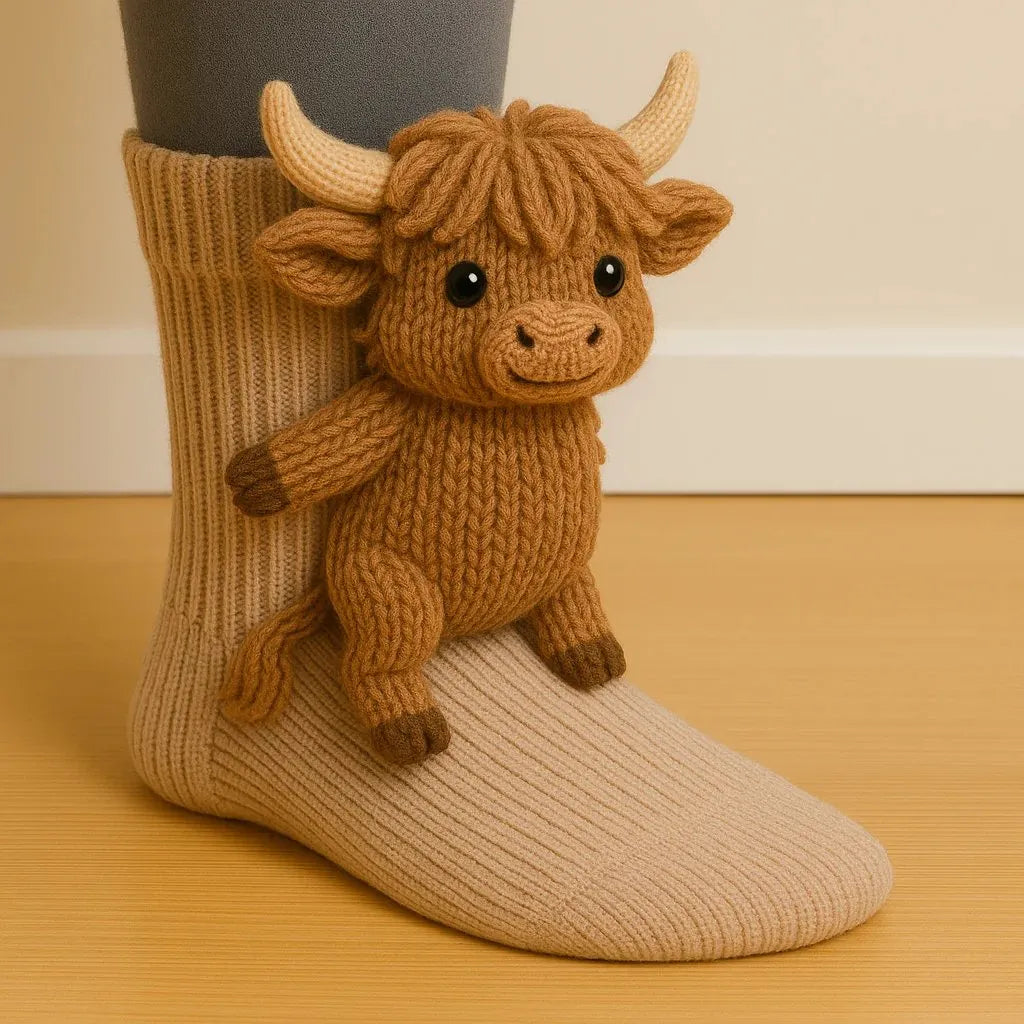 🦥3D Animal Socks