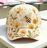 Adjustable Garden Morning Hummingbird Flowers Baseball Cap