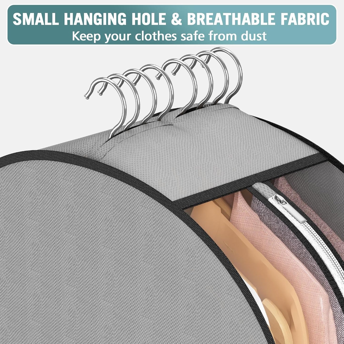 Gusseted Garment Bags for Hanging Clothes