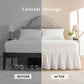 Ruffled Elastic Bed Skirt – Tidy, Clean & Sophisticated