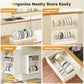 Pot Lids Organizer Rack for Cabinet and Countertop