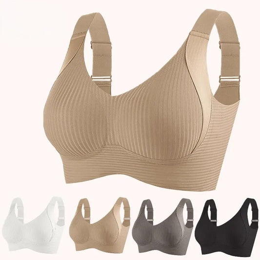 Full Coverage Push Up No Underwire Wireless Bra