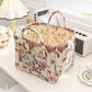 Large Capacity Floral Interior Storage Basket
