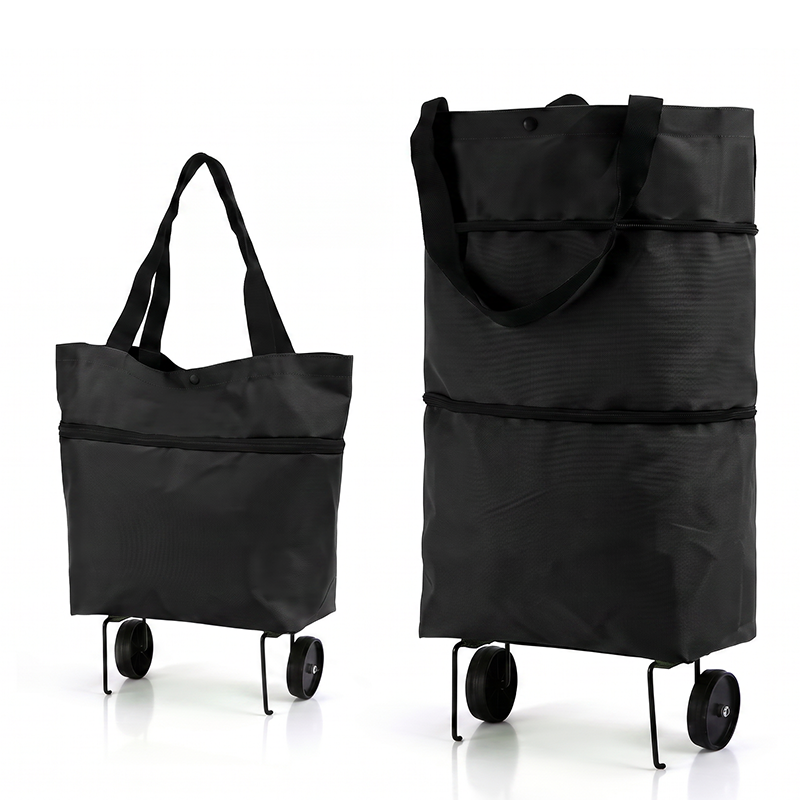 2-in-1 Foldable Shopping Trolley – Sturdy Bag
