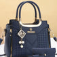 3 PCS Women's Elegant Embroidered Pattern Tote Bag