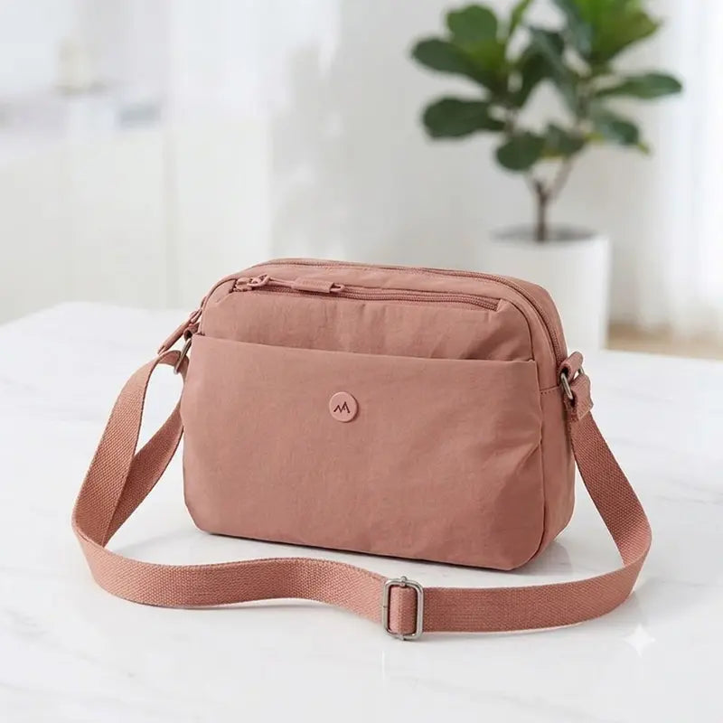 Women's Lightweight Water-Repellent Crossbody Sling Bag