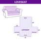 Shimmering Shell Quilted Sofa Cover
