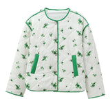 Floral Diamond Quilted Jacket