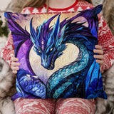 Ancient Wyrm Dragon Quilted Pillowcase