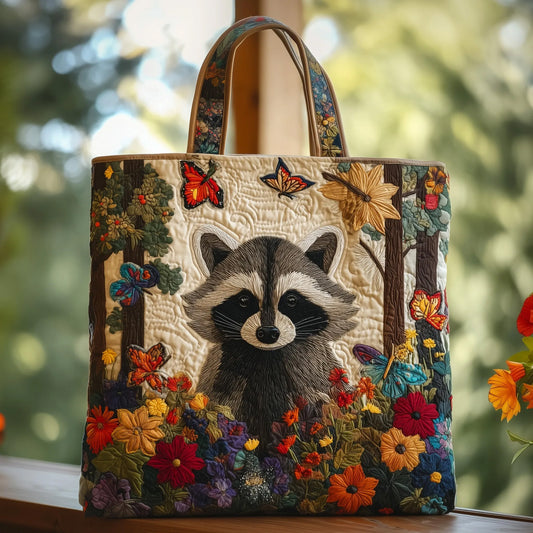 Raccoons Handmade Tote Bag