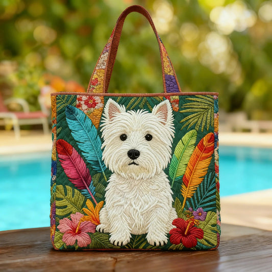 West Highland White Terrier Handmade Tote Bag