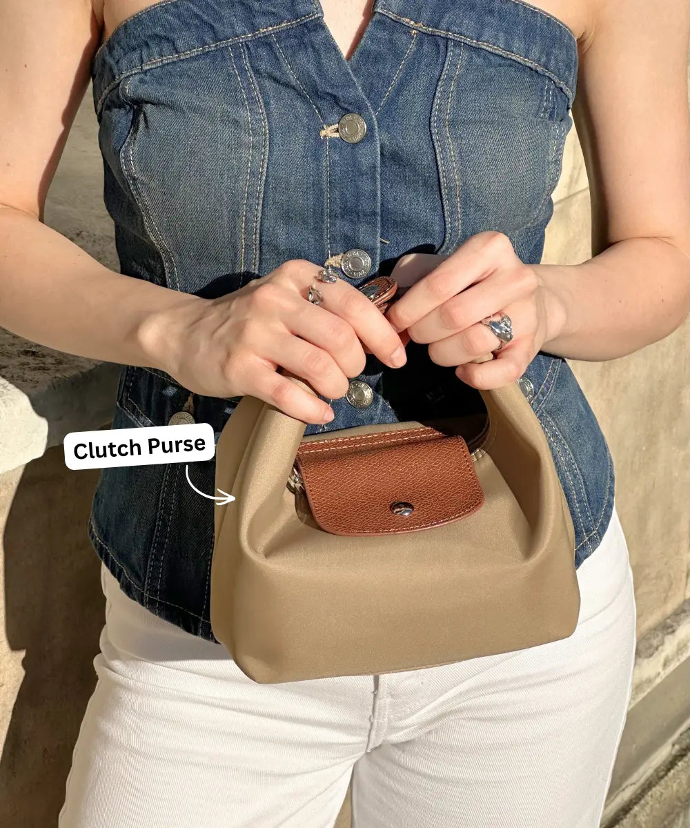 Three Looks Minimalist Crescent Convertible Bag