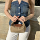 Three Looks Minimalist Crescent Convertible Bag