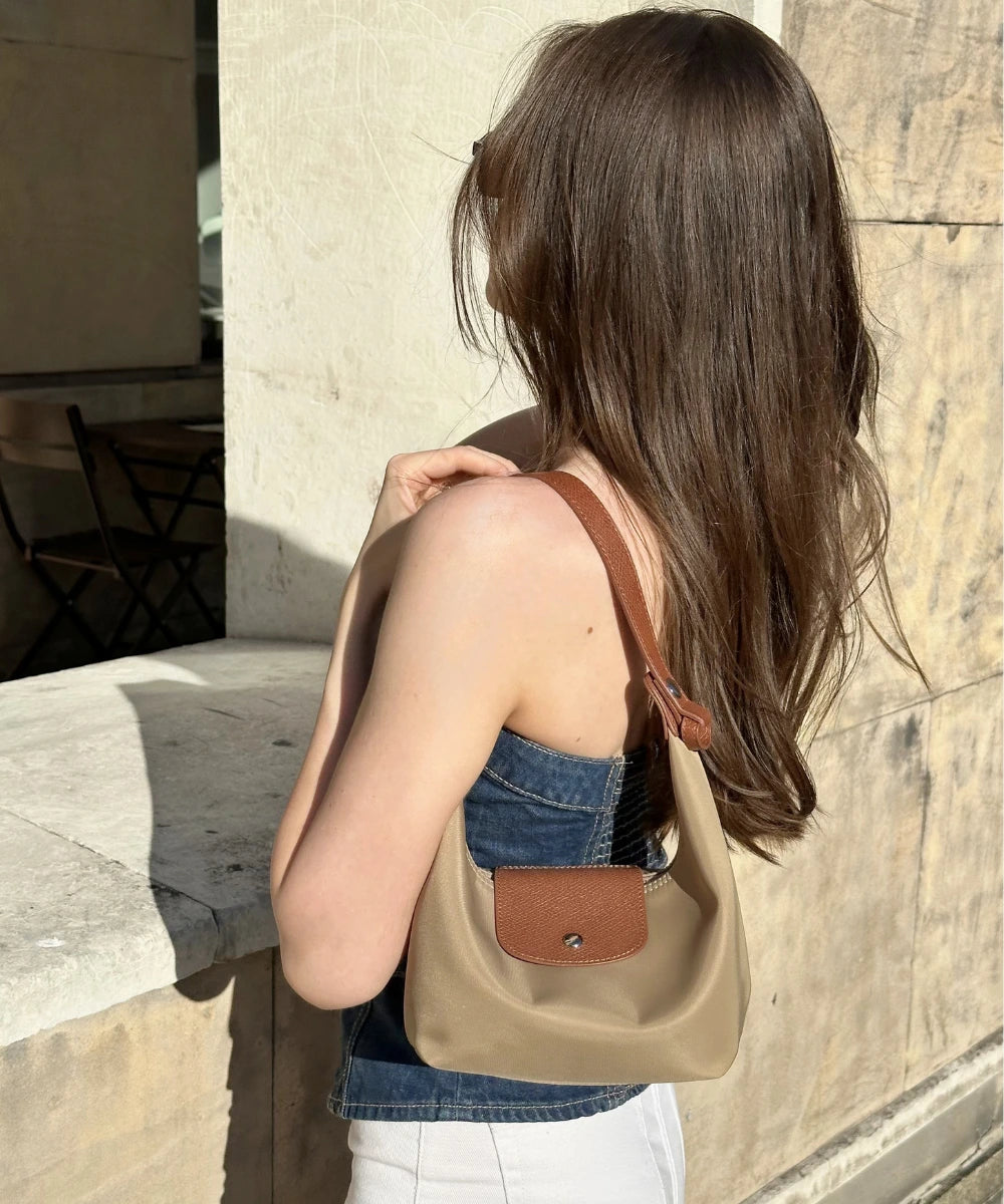 Three Looks Minimalist Crescent Convertible Bag