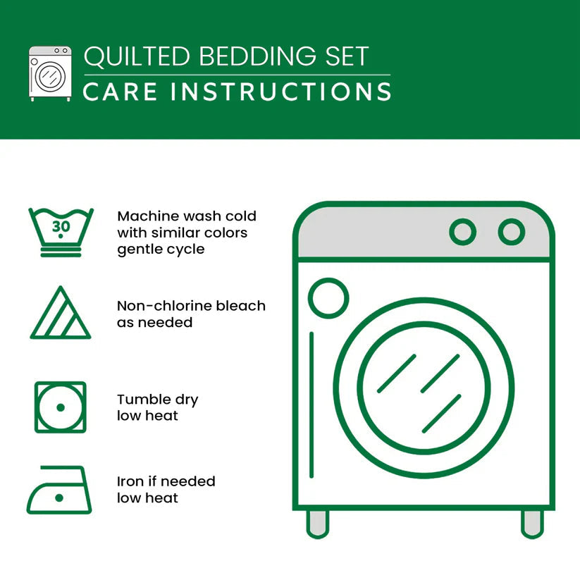Springtime Quilted Bedding Set