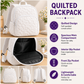 Farm Sheep Patchwork Quilted Backpack