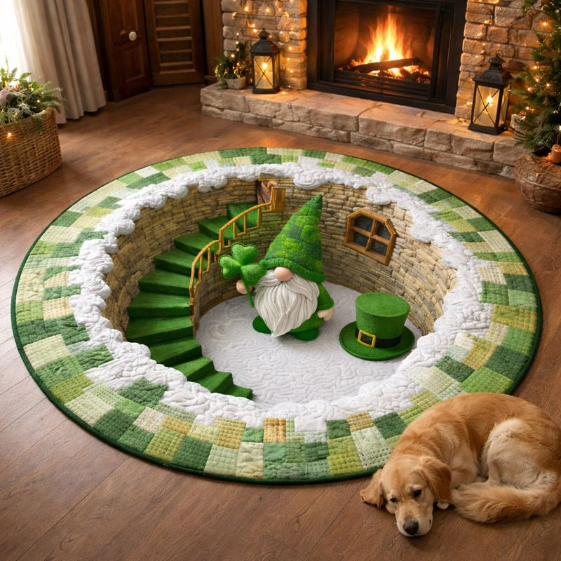 Patrick Day Quilted Round Mat
