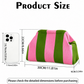Women‘s Striped Diamond Dot Cloud Handbag