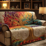 Floral Dawn Quilted Sofa Cover