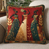 Golden Queen Quilted Pillowcase