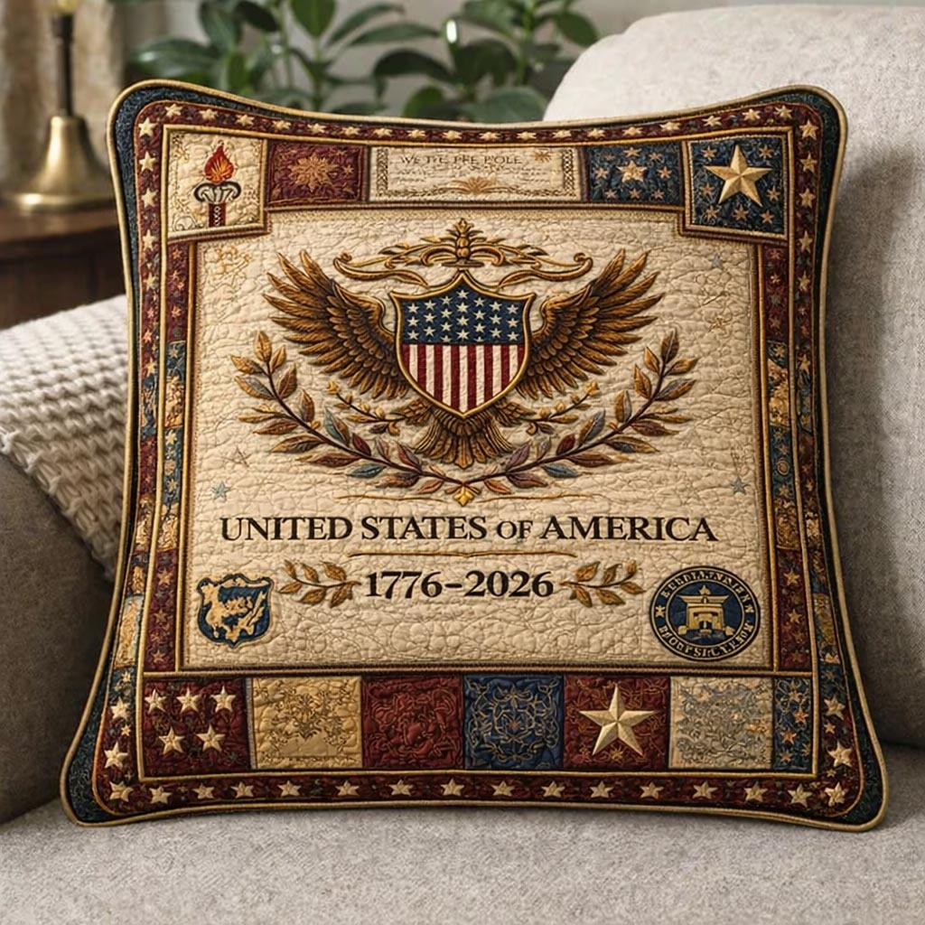 Heritage Patch Quilted Pillowcase