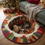 Cat Purrs Quilted Round Mat