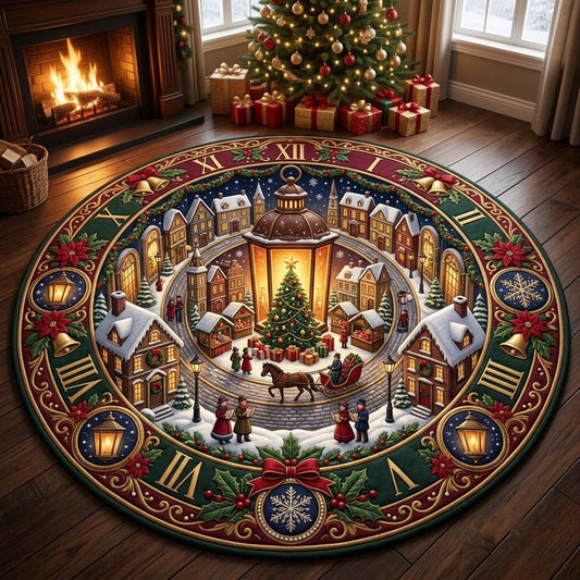 Christmas Quilted Round Mat