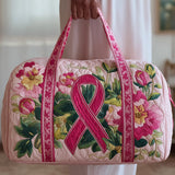 Gnome Colorful Friends Quilted Duffle Bag