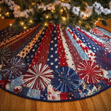 Woven Valor Quilted Tree Skirt