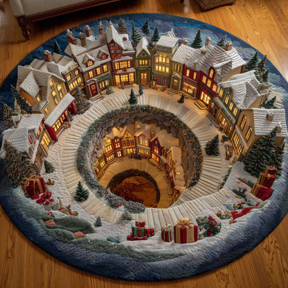 Christmas Wonderland Quilted Round Mat