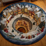 Christmas Wonderland Quilted Round Mat