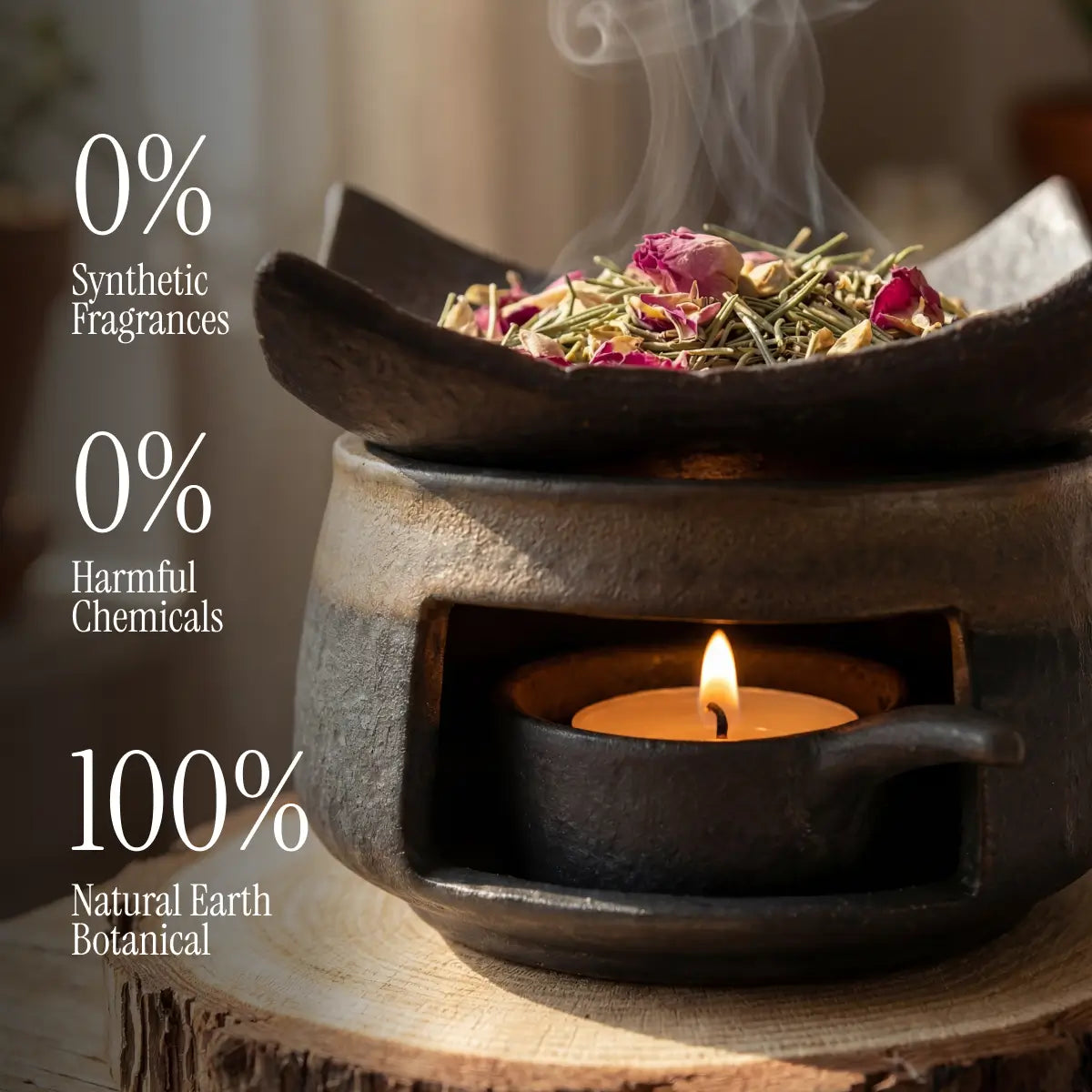 Ceramic Burner Kit for Incense & Herbs