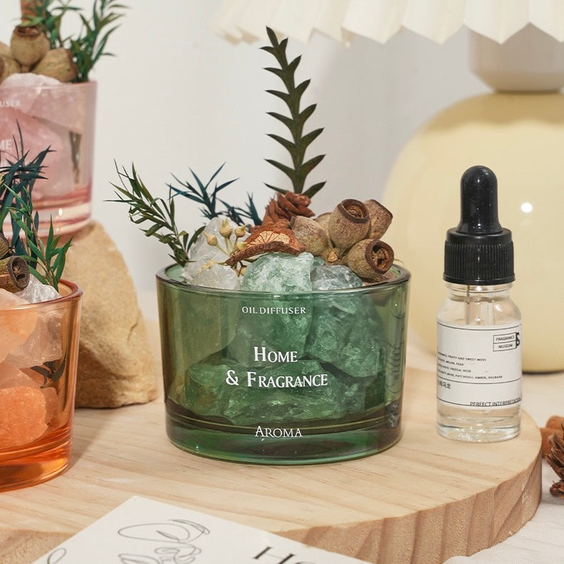 Raw Crystal Stone Essential Oil Diffuser for Home(No essential oils)