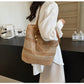 Straw Beach Woven Tote Bag