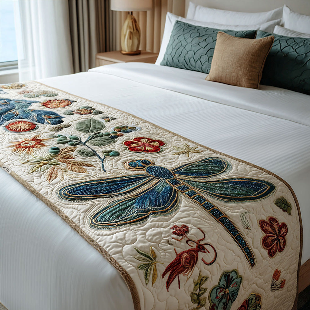 Luminous Hover Quilted Bed Runner