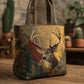 Bohemian Chicken Quilted Tote Bag