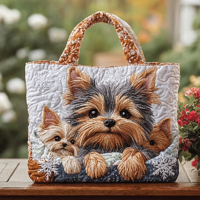 Bohemian Chicken Quilted Tote Bag