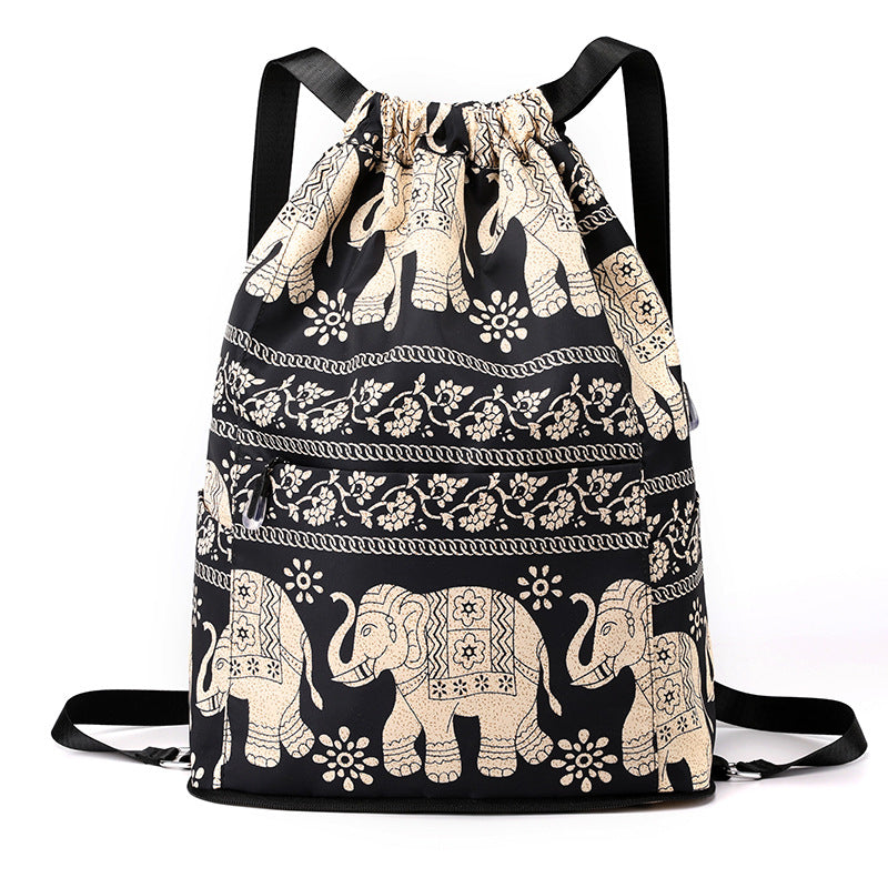 Lightweight Foldable Waterproof Drawstring Backpack