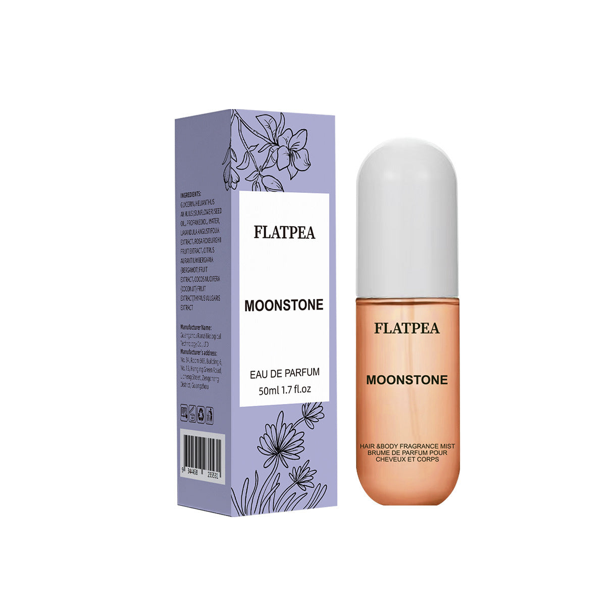 Fragrance Body Spray, Coconut & Vanilla Scent