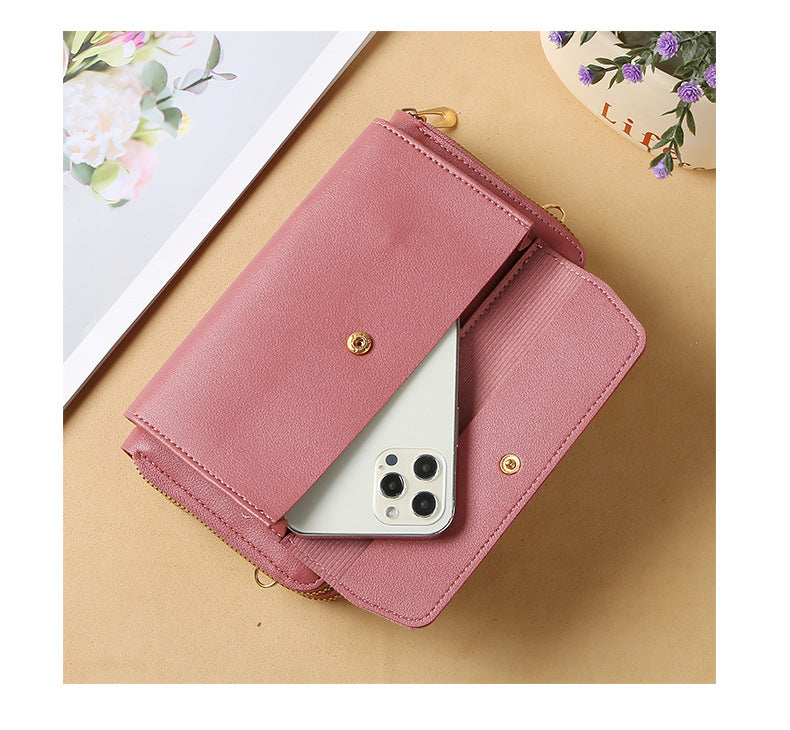 The Minimalist Multi-Compartment Crossbody Phone Wallet