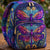 Purple Dragonfly Art Quilted Backpack