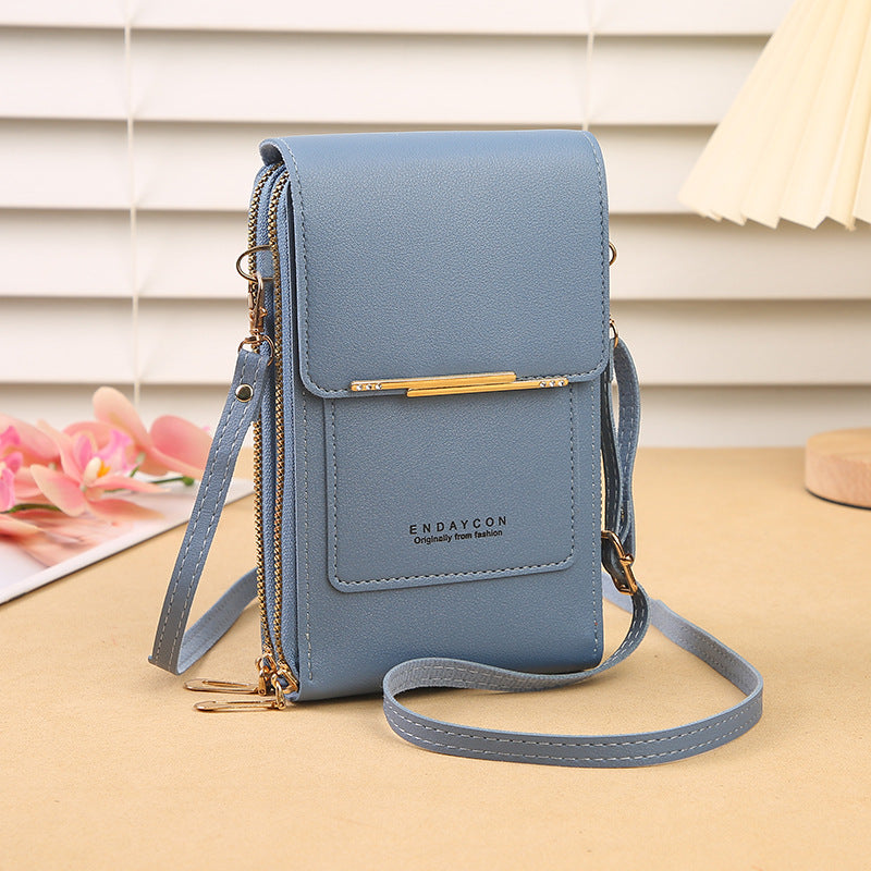 Women's Leather Cell Phone Bag