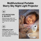 2-in-1 Galaxy Projector with Starry Sky Design and Night Light