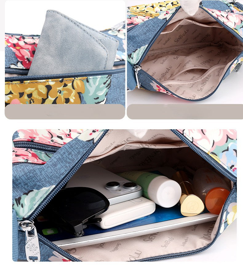 Nylon Crossbody Waterproof Lightweight Shoulder Bag
