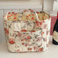 Large Capacity Floral Interior Storage Basket