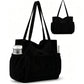 Large Multiple Pockets Corduroy Bag