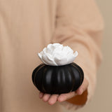 Home Handcrafted Gypsum Camellia Passive Essential Oil Diffuser