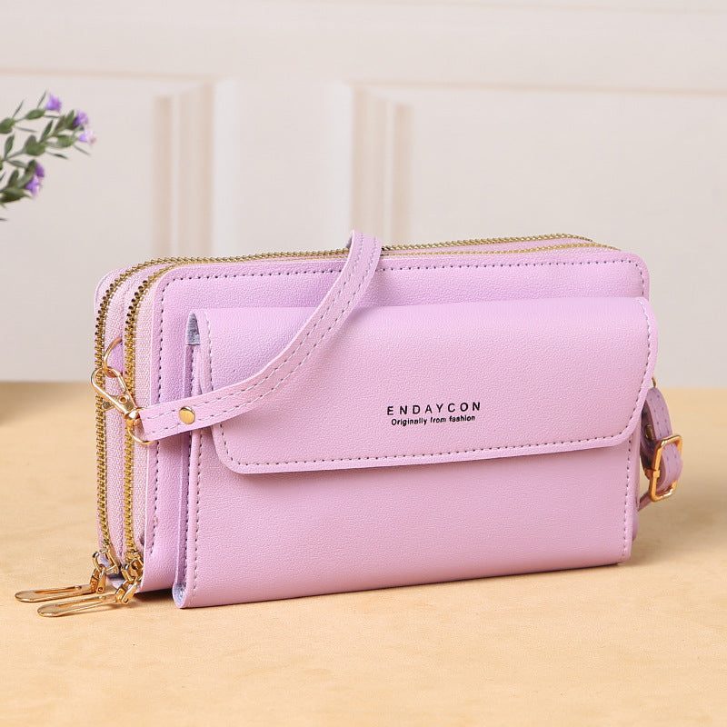 The Minimalist Multi-Compartment Crossbody Phone Wallet