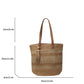 Straw Beach Woven Tote Bag