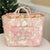 Large Capacity Floral Interior Storage Basket